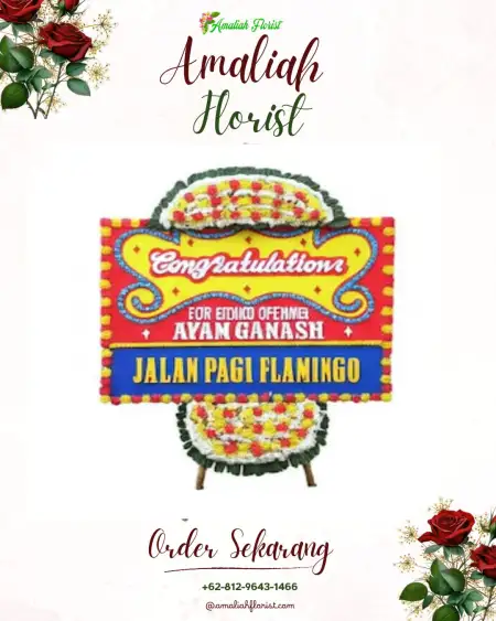 Sewa Papan Bunga Teritih